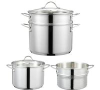 Dorre - Kosmo Pasta Pot With Insert, 7,6 L - Stainless Steel