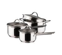 Dorre Kosmo saucepan set 3 pieces Stainless steel