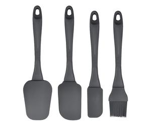 Dorre - Rowan Kitchen Utensils, 4 Pieces - Black