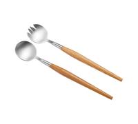 Dorre Sico salad cutlery 28 cm Stainless steel-Acacia