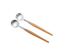 Dorre Sico salad cutlery 28 cm Stainless steel-Acacia