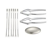 Dorre Skagen shell fish set 9 pieces Stainless steel