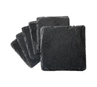 Dorre Skiffer coaster 6-pack Black