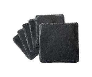 Dorre Skiffer coaster 6-pack Black