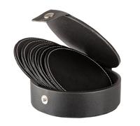 Dorre - Visby Glasunderlägg 6-pack, Svart - Black