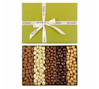 Dorri - Assorted Chocolate Coffee Beans 600g | Chocolate Covered Coffee Beans Selection Luxury Gift Box - Dark Chocolate Coffee Beans, Milk Chocolate Coffee Beans, Cocoa Dusted Coffee Beans - Gift Box