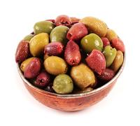 Dorri - Mixed Italian Olives Pitted 2kg | Premium Quality, Authentic Italian Olives, Sicilian Olives, Healthy Party Snack, Nocellara Olives, Leccino Olives, Green & Black Olives (from 250g to 3kg)