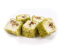 Dorri - Tukish Delight Pistachio Rolled Classic 1kg| Turkish Delight Assorted & Handmade - Turkish Delight Rose and more flavours available from 100g to 2kg