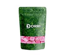 Dorri - Turkish Delight Cherry Covered Coconut 1kg | Handmade, Premium Quality Lokum, Party Snack, Turkish Delight Gift, Gluten Free (Available from 100g to 5kg)