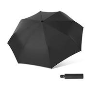 DORRISO Automatic Umbrella for Women, Compact Travel Umbrella Auto Open Close, Windproof & Sun Protection, Lightweight Folding Comfortable Design fit Car/Backpack Black