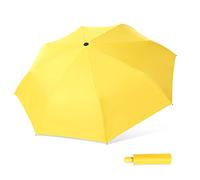 DORRISO Automatic Umbrella for Women, Compact Travel Umbrella Auto Open Close, Windproof & Sun Protection, Lightweight Folding Comfortable Design Yellow
