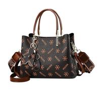 DORRISO Elegant Women's Handbags with Wide and Narrow Shoulder Strap Simple Top Handle Bags Anti Thief Safe Tote Bags for Ladies Casual Travel Office Party Shopping Waterproof PU Leather Yellow