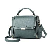 DORRISO Small Handbags for Women Anti Thief Handbags Shoulder bags Casual Ladies Crossbody Bags Tote Bags Travel Bag for Office Banquet Dating Waterproof PU Leather Blue