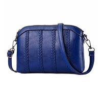 DORRISO Women Shoulder Bag PU leather Fashion Ladies Handbags Appropriate Capacity Work Travel Casual Daily for Womens Crossbody Bag Messenger Bag Blue A