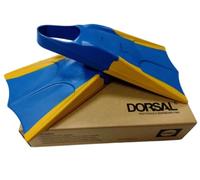 DORSAL Bodyboard Floating Swimfins (Flippers) 7-8 Blue/Yellow