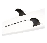 DORSAL Surfboard Fins Longboard Side 2 or Quad Rear Set FCS Compatible GL Style Black