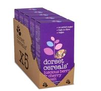 Dorset Cereals Berry & Cherry Muesli - No Added Sugar Breakfast Cereal - Made with Blackcurrants, Redcurrants, Blueberries & Cherries - Vegan and Naturally High Fibre Cereal - 600g (Pack of 5 x 600g)