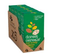 Dorset Cereals Organic Muesli - No Added Sugar Breakfast Cereal - Made with Brazil Nuts, Raisins & Pumpkin Seeds - Vegan and Naturally High Fibre Cereal - 600g (Pack of 5 x 600g)