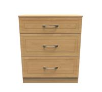 Dorset Chest of Drawers Oak 3 Drawers 89cm
