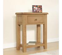 Dorset Console Table - 1 Drawer - Oak