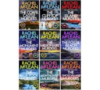 Dorset Crime Series 1-9 Collection 9 Books Set By Rachel Mclean (The Corfe Castle Murders, The Clifftop Murders, Island Murders,Monument Murders,Millionaire Murders, Fossil Beach, Blue Pool & More)