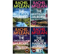 Dorset Crime Series 7-10 Collection 4 Books Set By Rachel McLean (The Blue Pool Murders, The Lighthouse Murders, The Ghost Village Murders & The Poole Harbour Murders)