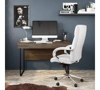Solstice Nova Desk - Walnut/Grey, Grey