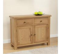 Dorset Oak 2 Door Medium Sideboard - 96cm