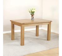 Dorset Oak 4-6 Seater Extending Dining Table - 120cm-153cm