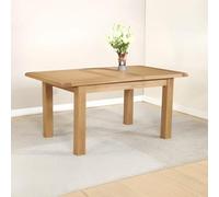 Dorset Oak Large 4-6 Seater Extending Dining Table - 132cm-198cm