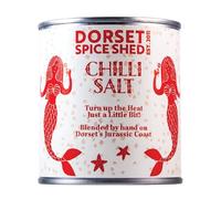 Dorset Spice Shed Sea Salt - Flavoured Salts, Natural Salt Collection with Herbs & Spices, Perfect for Seasoning, Marinading or a Delicious Rub, Great Gift for Cooks (160g, Chilli)