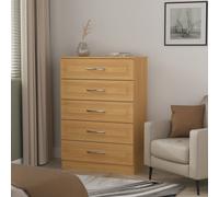 Dorset Tall Chest of Drawers Oak 5 Drawers 108cm