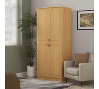 Dorset Tall Wardrobe Oak 2 Doors 1 Shelf 182cm