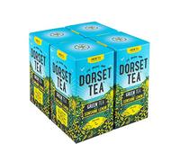 Dorset Tea Green Tea with Sunshine Lemon 4 Boxes x 20 Tea Bags (80 Green Tea Bags Total) Green & Lemon Tea Bags