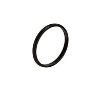 Dorsfri Asexual Black Ring for Men & Women - Slim 4mm Stainless Steel Identity Band, Minimal Pride Jewelry, Comfortable Fit, Gift-Ready, slim, Stainless Steel, No Gemstone