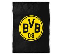 Dortmund Borussia BVB Blanket Printed with Sherpa