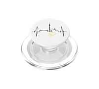 Dortmund Skyline Heartbeat Ruhrpott Germany I Love Dortmund PopSockets PopGrip for MagSafe