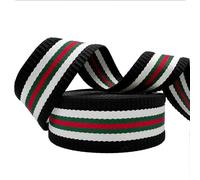 Dortrue Polyester Webbing Strap 1.5 inch Wide 12 Yard Striped Nylon Webbing for Bag Straps Replacement Crossbody,Shoulder Straps for Bags,Camera Purse Strap,Tote Bag Webbing