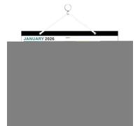 Dorugage 2026-2027 Wall Calendar - 18 Months Planning Calendar for Home | Decorative Home Planning Accessory for Rental Businesses Dormitory Classroom Hotel
