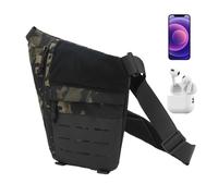 Dorugage Anti Theft Bag, Shoulder Storage Bag, Multi-Purpose Nylon Bag Waterproof and Wear-Resistant, Adjustable Strap Bag for Travel Outdoor Wallet Phone Key Anti-Thief