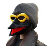 Dorugage Bird Beak M-asks and Sunglasses | Bird Beak M-asks with Moving Beaks | Funny Beaks Warm Face Cover and Sunglasses Set | Animal Costume Talking Face Covering for Party, Cosplay, Christmas
