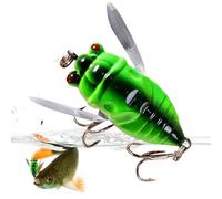 Dorugage Cicada Fishing Lure - Realistic Cicada Hard Fish Lure Fishing Cicada Bait | Small Artificial Fishing Bait Fishing Bait Lures for Lake Pond Freshwater