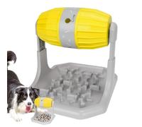 Dorugage Dog Bowl Slow Feeder,Anti-Gulping Puzzle Bowl for Dog | Interactive Game Tableware Food Toy Eating Solution for Puppy Kitten Indoor Living Room Home Outdoor Travel