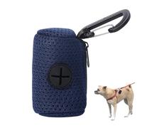 Dorugage Dog Poop Bag Dispenser - Mesh Fabric Attachment Bag Holder with Zipper - Large Capacity Dog Bag Dispenser, Portable Poop Bags Holder for Doggie, Walking, Outdoor