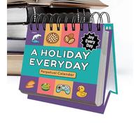 Dorugage Funny Perpetual Calendar | Desktop Decor | Daily Desktop Calendar with Every Goofy & Silly Holiday | for Home Living Room Study Room Bedroom Office