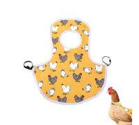 Dorugage Hen Saddle for Chickens,Versatile Hen Saddle Apron Chicken Pecking Guard | Wing Back Protector, Chicken Clothes with Elastic Band for Home Farm
