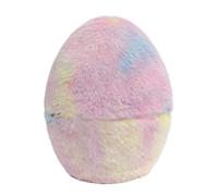 Dorugage Jumbos Velvet Fillable Easter Eggs | 8.3" Giant Egg | Extra Large Colorful Giant Egg Empty for Eggs Hunt, Candy Treats, Basket Stuffers, Party Supplies And Easter Decorations