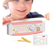 Dorugage Kids Harmonica - Cartoon 16-Hole Harmonica Kids' Wind & Brass Instruments,Harmonica Early Education Musical Instrument Toy for 3+ Children Beginners Birthday Party Favor
