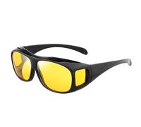 Dorugage Polar Vision Night Driving Glasses | Headlight Glasses Night Driving | Anti Glare Nights Vision Glass-es for Drivings | Yellow Tint Glare Reducing Fit Over Sunglasses Men Women