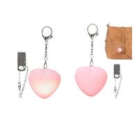 Dorugage Purse Light Handbag Lights | 2 Pieces Love Wallet Tote Bag Touch Sensing Light | Rechargeable Heart Bag Lamp for Inside Purse | LED Automatic Glow Heart Flashlight Keychain for Tote, Wallet